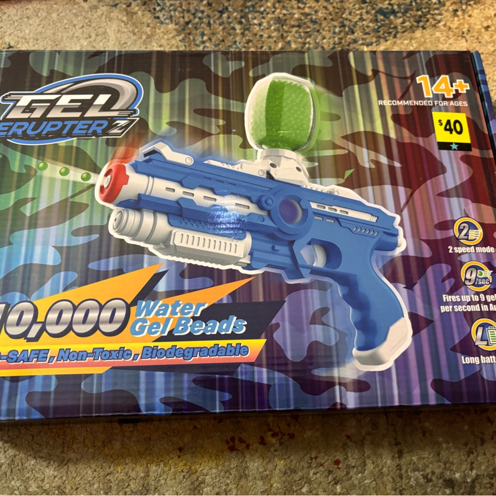 Water Gel Bead Blaster - Blue and White
